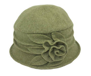 Cloche Boiled Wool Hat