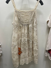 Sleeveless Eyelet Applique Top by Paper Lace Robin Boutiuqe