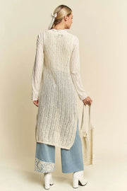 Knit Side Slit Cover Dress with Bag by Davi & Dani