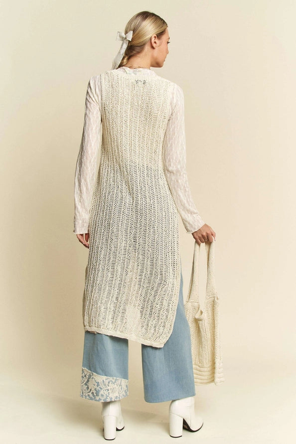 Knit Side Slit Cover Dress with Bag by Davi & Dani
