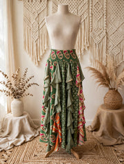 Pareo Kantha Willow Maxi Skirt #173 by Kantha Bae