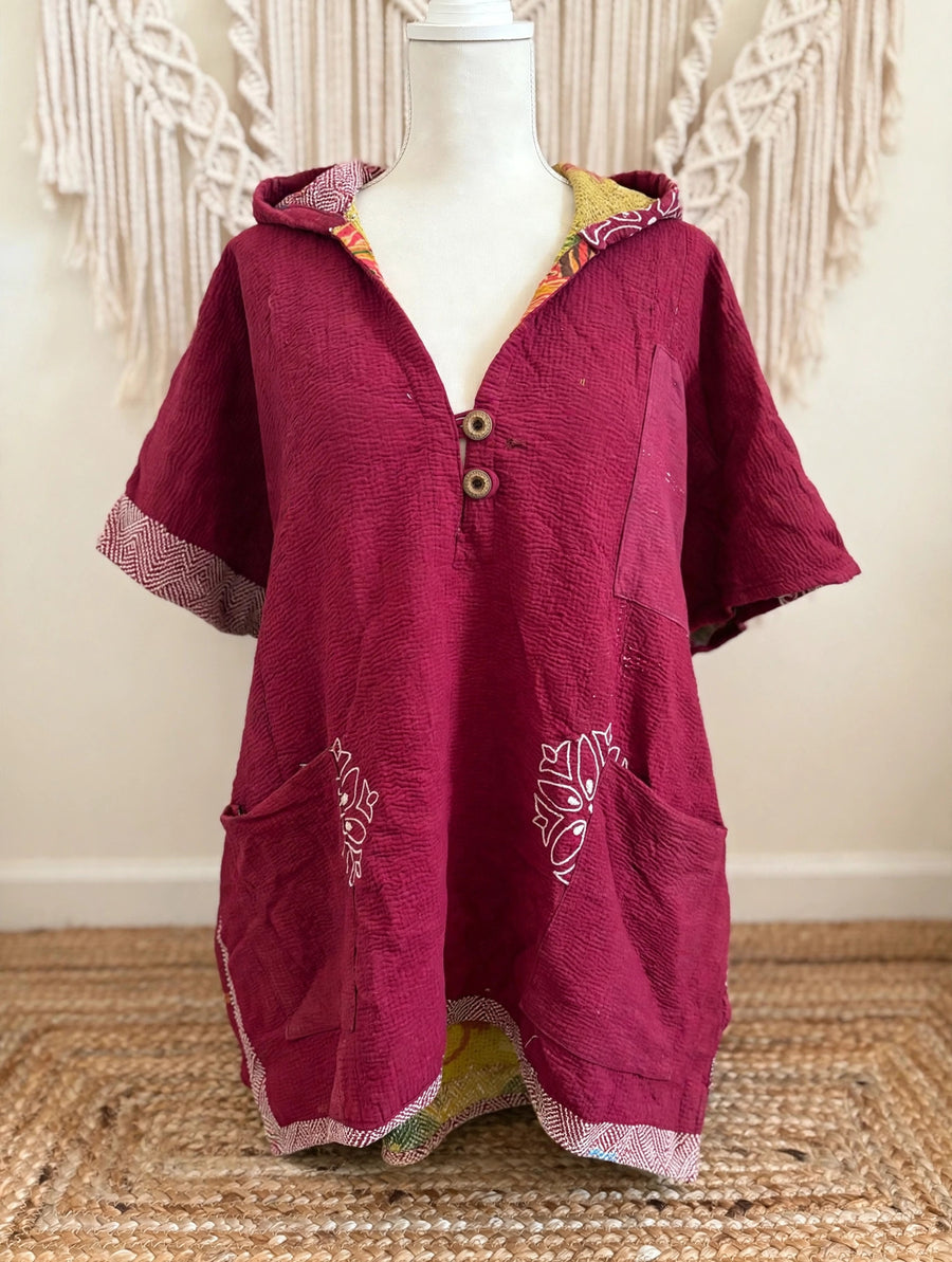 Peace + Love #001 Poncho by Kantha Bae