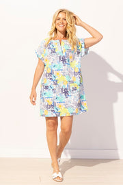 Coastal Greece Kaftan Dress by Escape