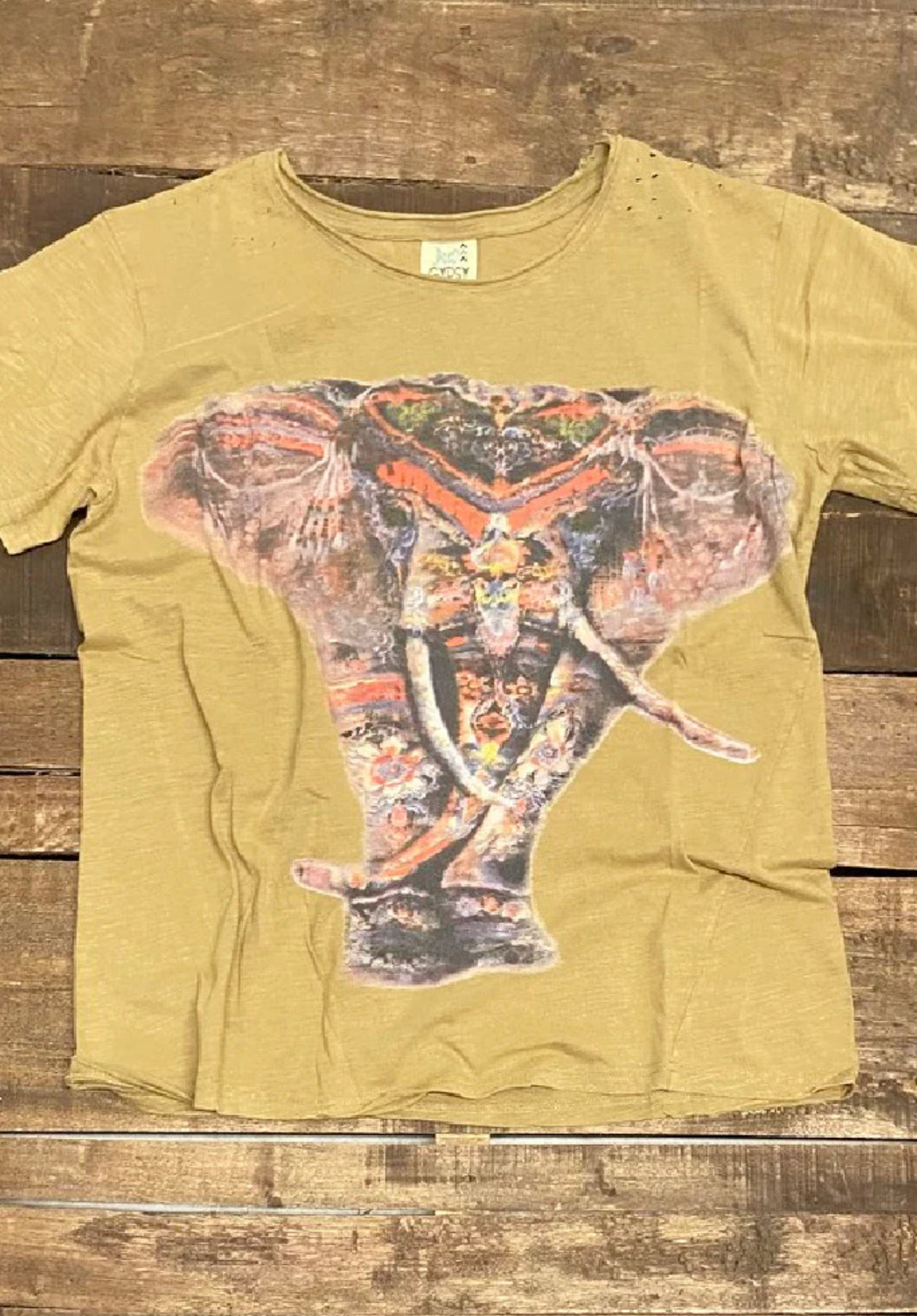 Rainbow Elephant Tee by Jaded Gypsy