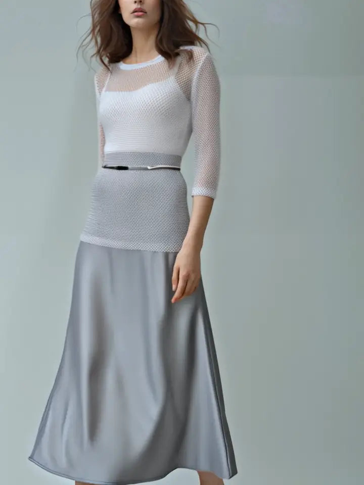 Diamond Mesh Top with Matching Cami by EllyNDale Robin Boutiqe