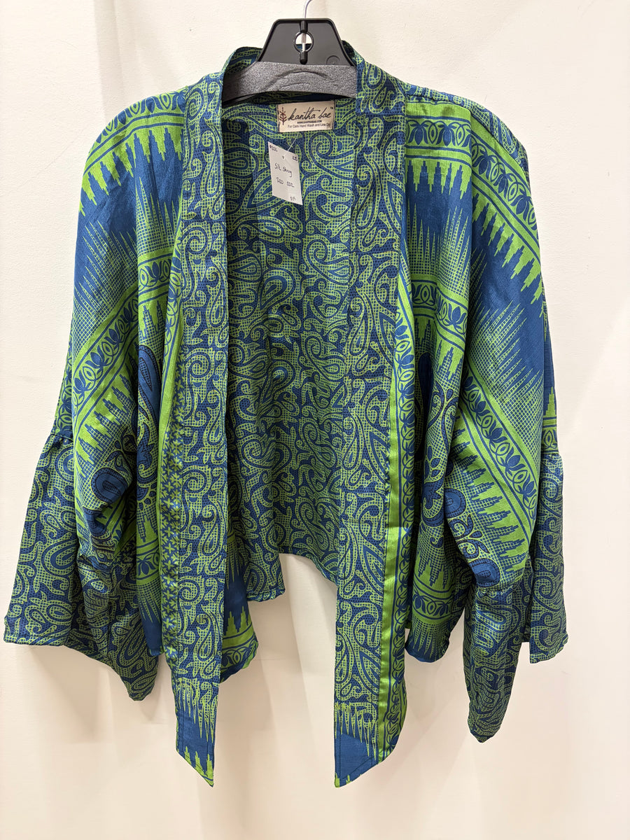 Silk Shrug #202 by Kantha Bae
