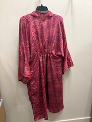 Rasgulla Sari Ruched Dress #006 by Kantha Bae