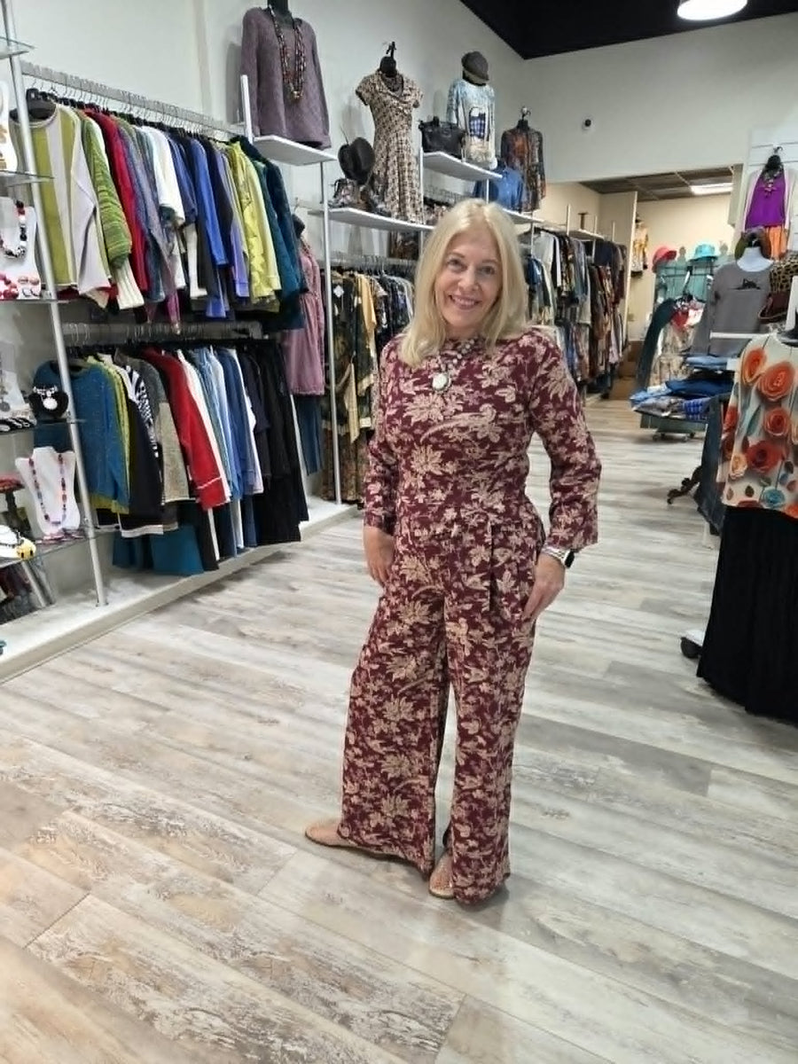 Dolores Pants in Provencal Print by Effie's Heart