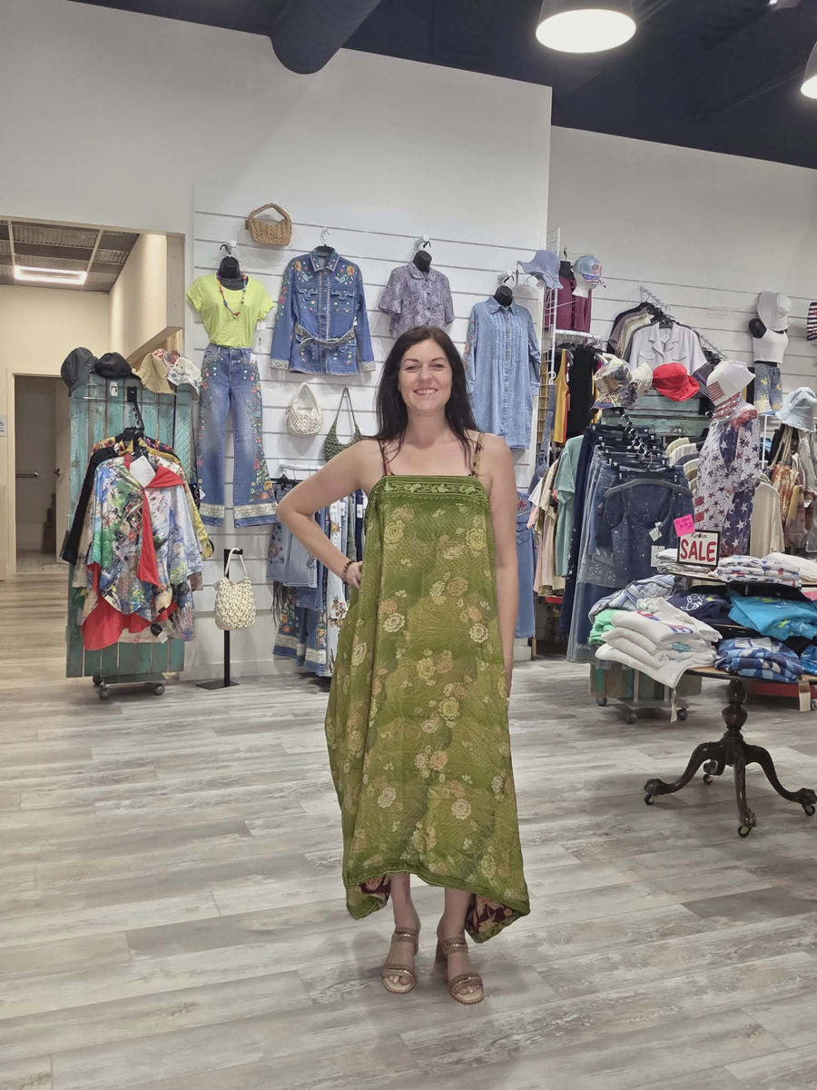Duality Silk Gonna Shine Maxi Dress #267 by Kantha Bae