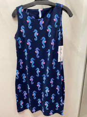 Sleeveless Travel Dress in Seahorse Print by LuLu B