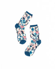 Cancer Zodiac Sheer Crew Sock
