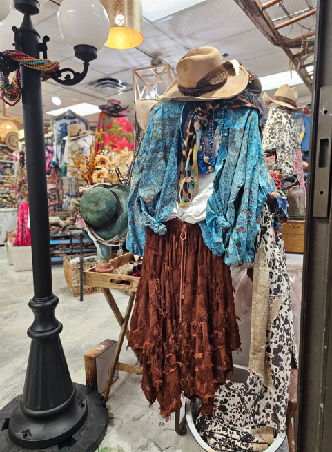 Rust Star Skirt in One Size