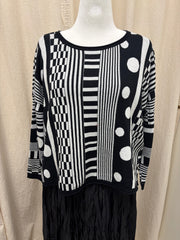 Modernist Mix Topper Sweater by Olivia