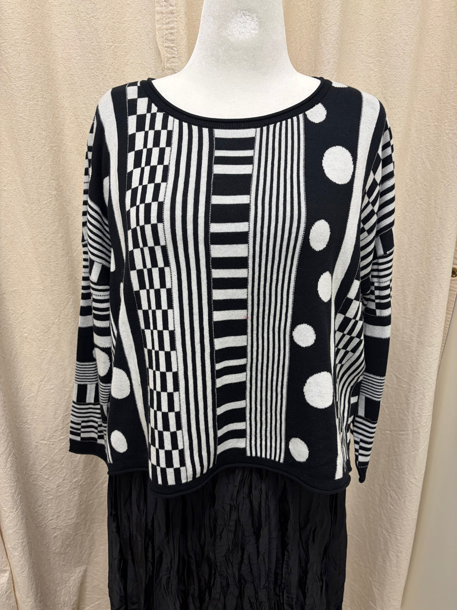 Modernist Mix Topper Sweater by Olivia