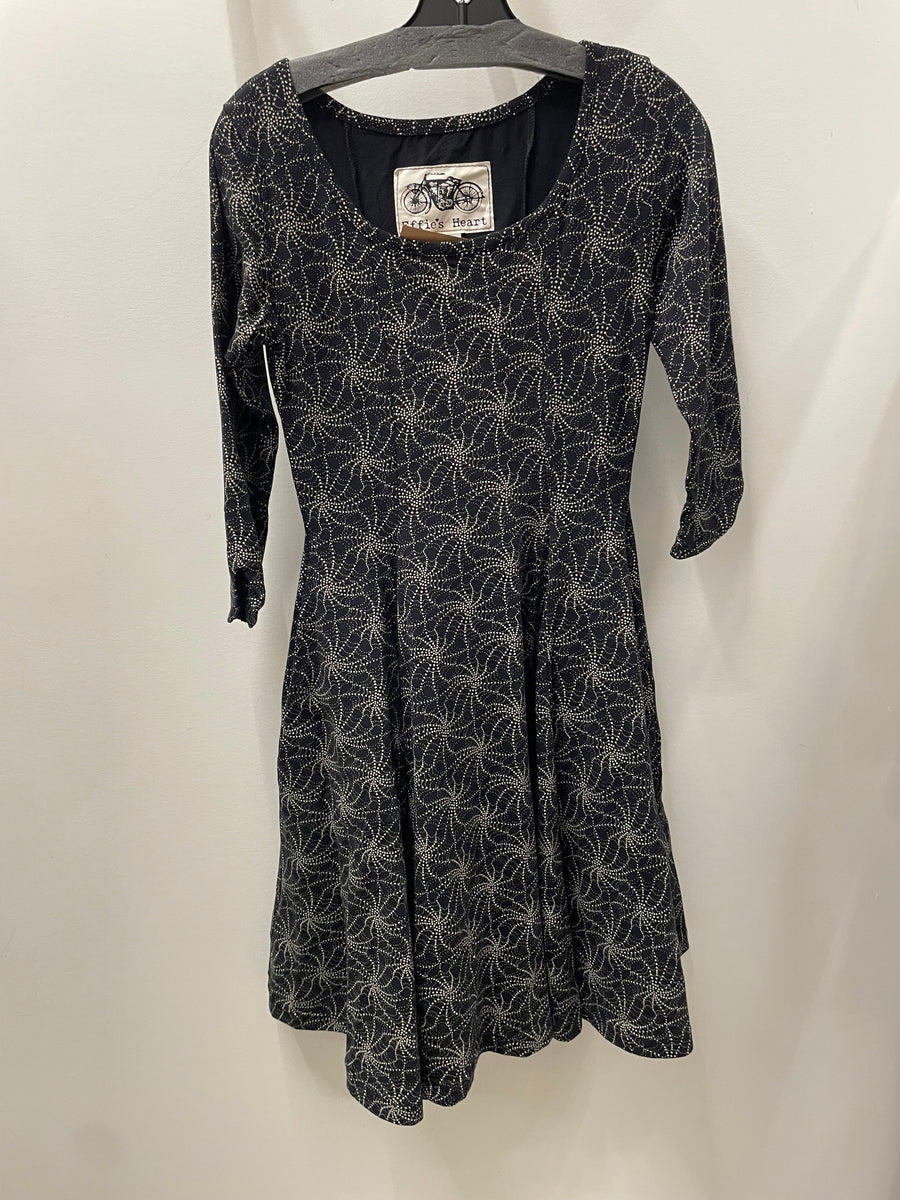 Poem Dress in Web Print by Effie's Heart