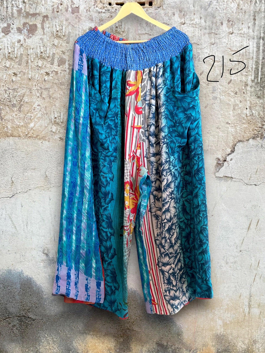 Silk Synergy Side Slit Pants by Kantha Bae - Robin Boutique-Boutique 