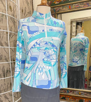 Kenny Dana Mock Neck Long Sleeve top