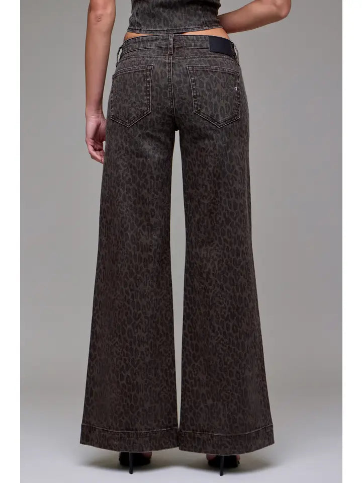 Cheetah Happi Jean by Hidden Jeans