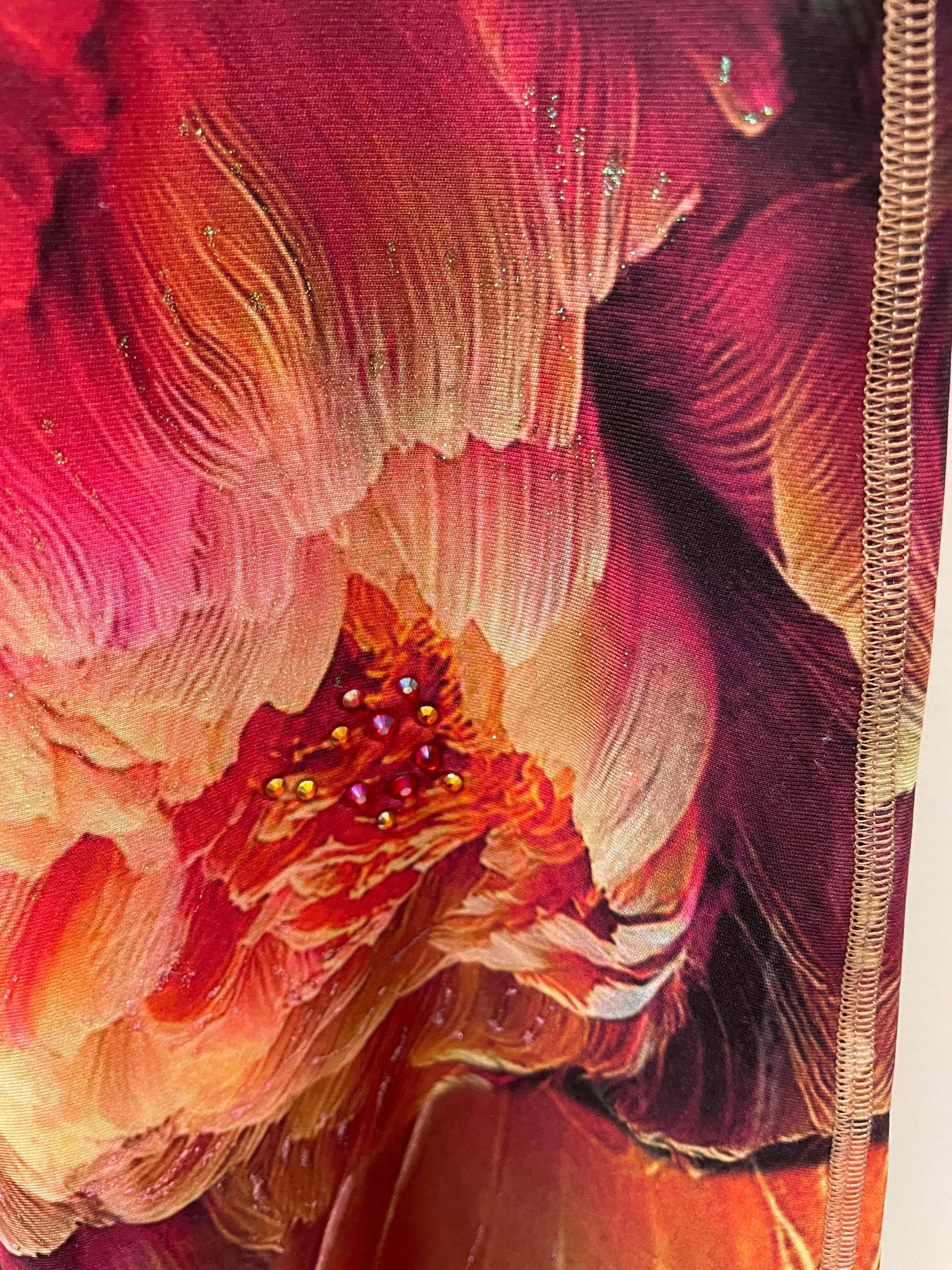 Bell Bottom Pants in Floral Explosion by IPNG Design