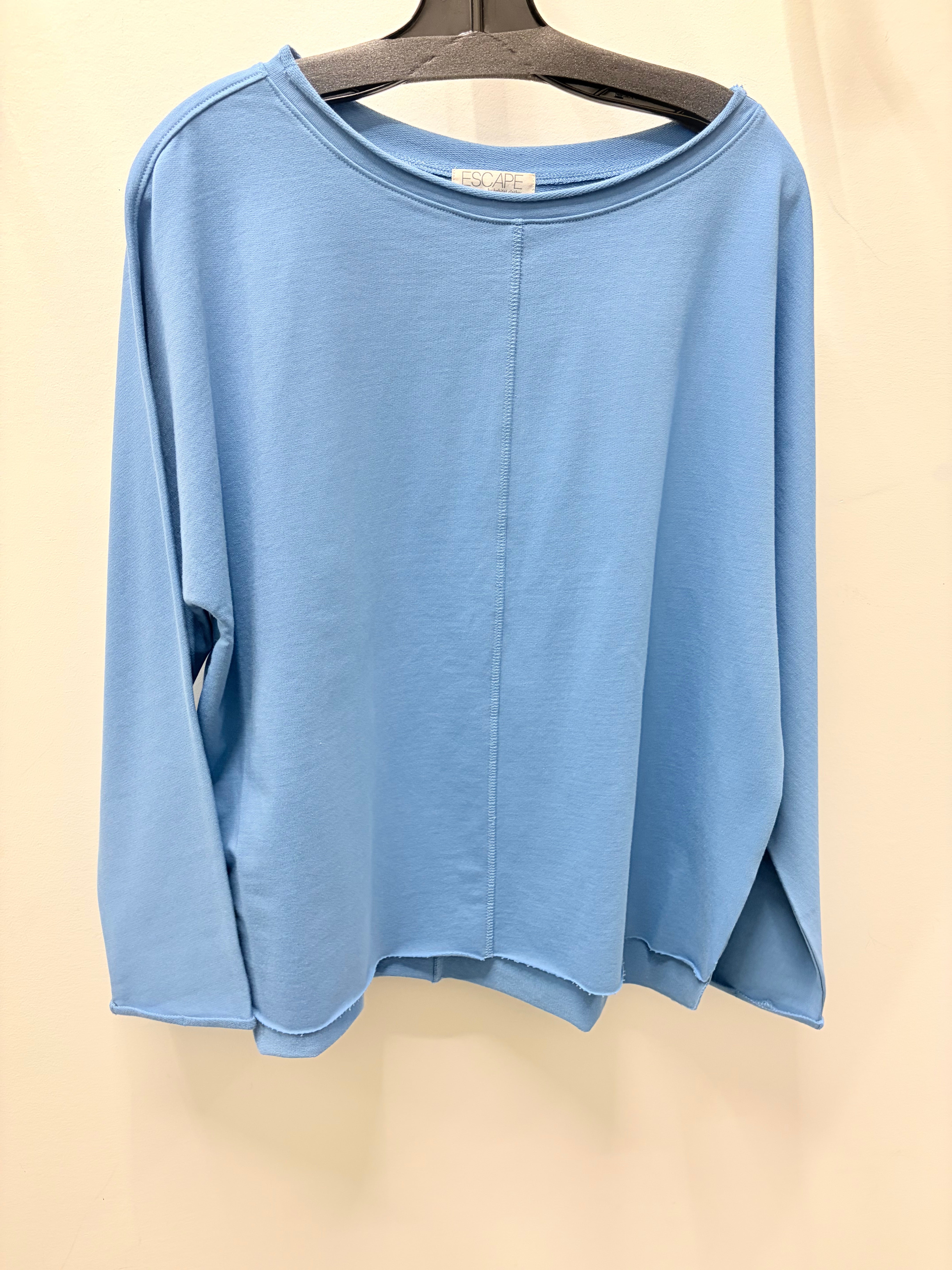 Ocean Front Terry Relaxed Roll Neck by Escape