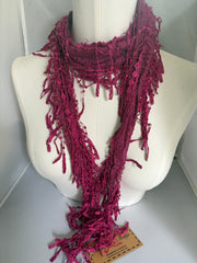 Bohemian Lace Fringe Scarf