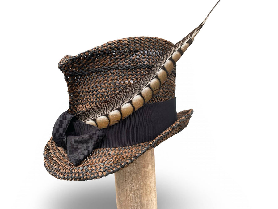 Bree - Straw Top Hat Robin Boutique
