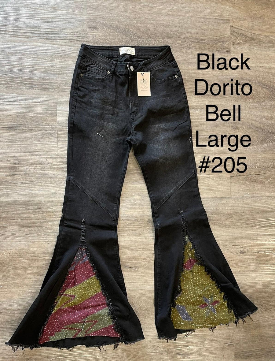 Upcycled Denim Dorito Bell by Kantha Bae - Robin Boutique-Boutique 