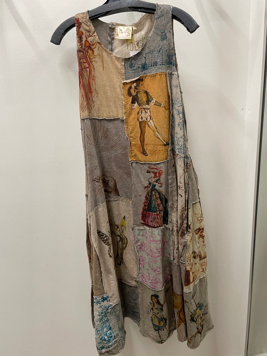 Renaissance Soldier Patchwork Dress