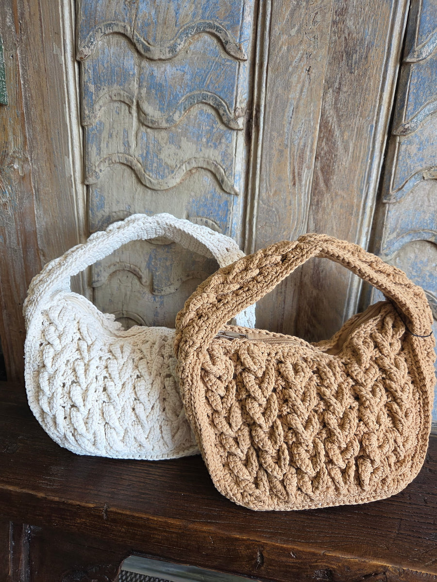 Crochet Knit Handbag Robin Boutique
