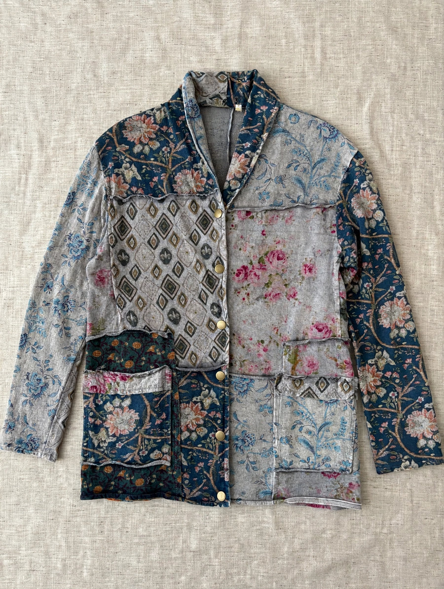 Patchwork Poetry Terry Jacket by The Paper Lace