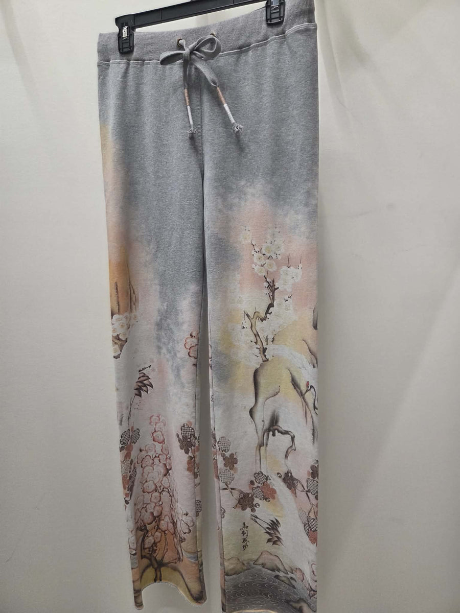 Zen Pant in Crane Print by Paparazzi Robin Boutique