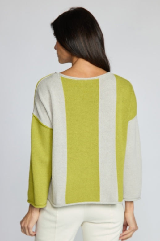 Vertical Vibes Pullover by Olivia