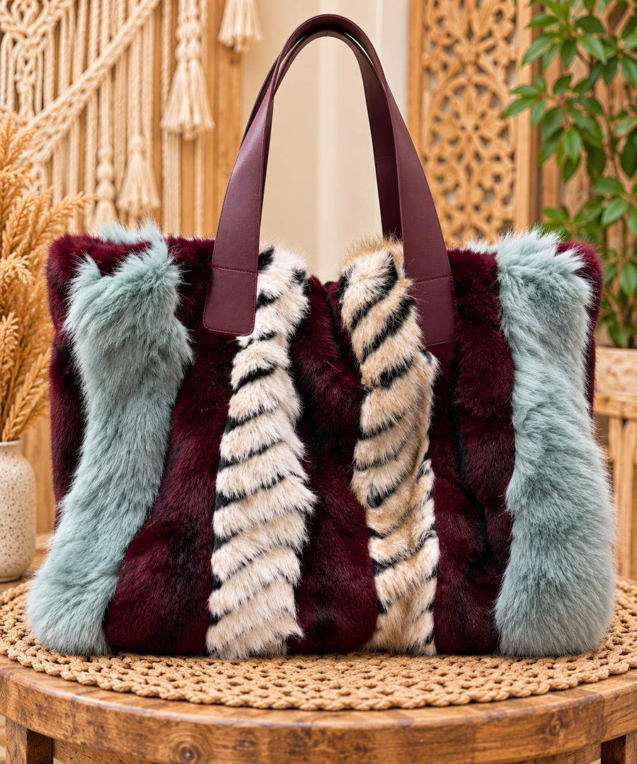 Wild at Heart Faux Fur Bag By Azalea Wang