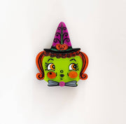Hagatha Witch Brooch Johanna Parker x Lipstick & Chrome Robin Boutique