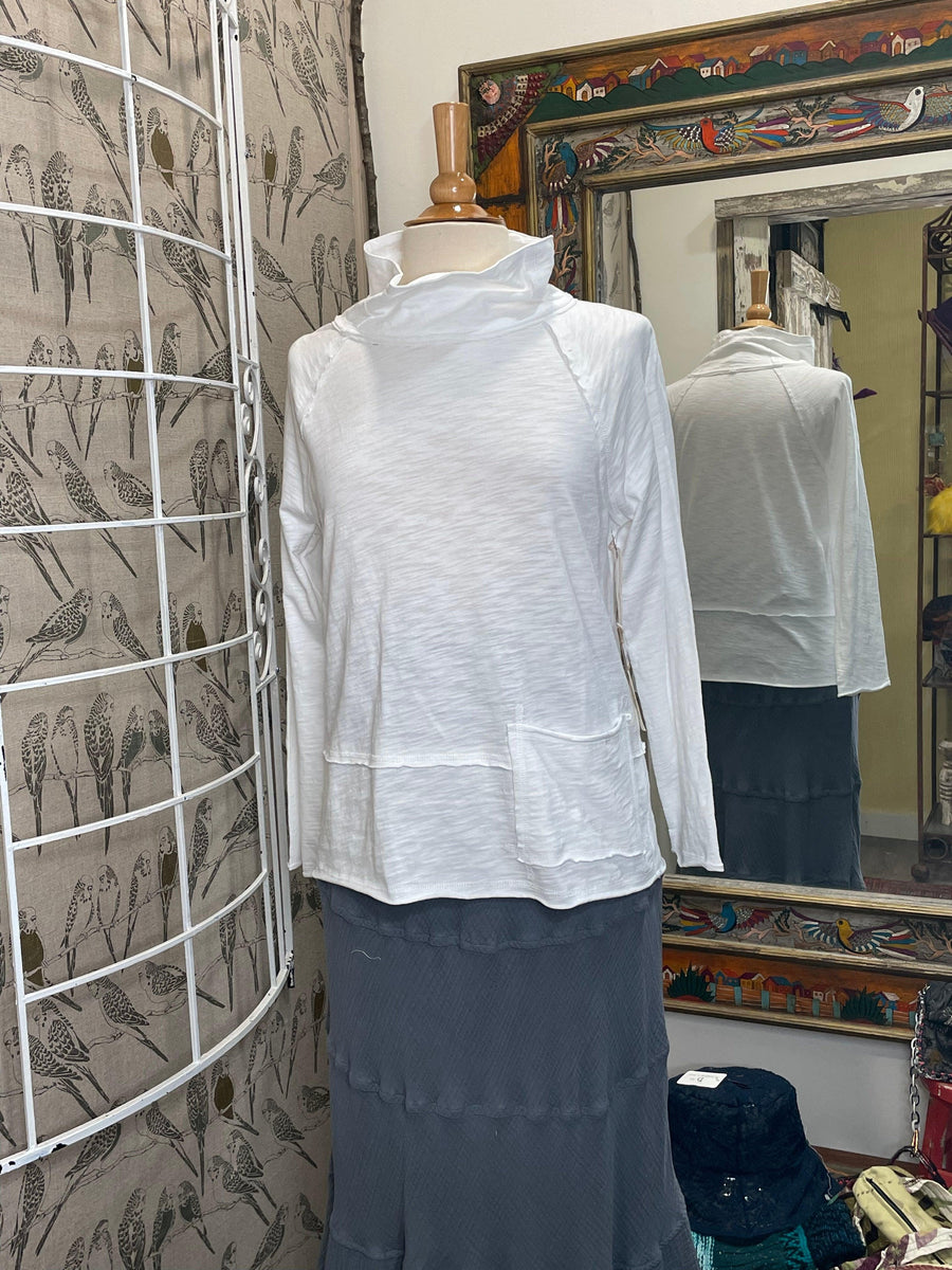 Cotton Slub Pocket Pullover by Escape by Habitat - Robin Boutique-Boutique 