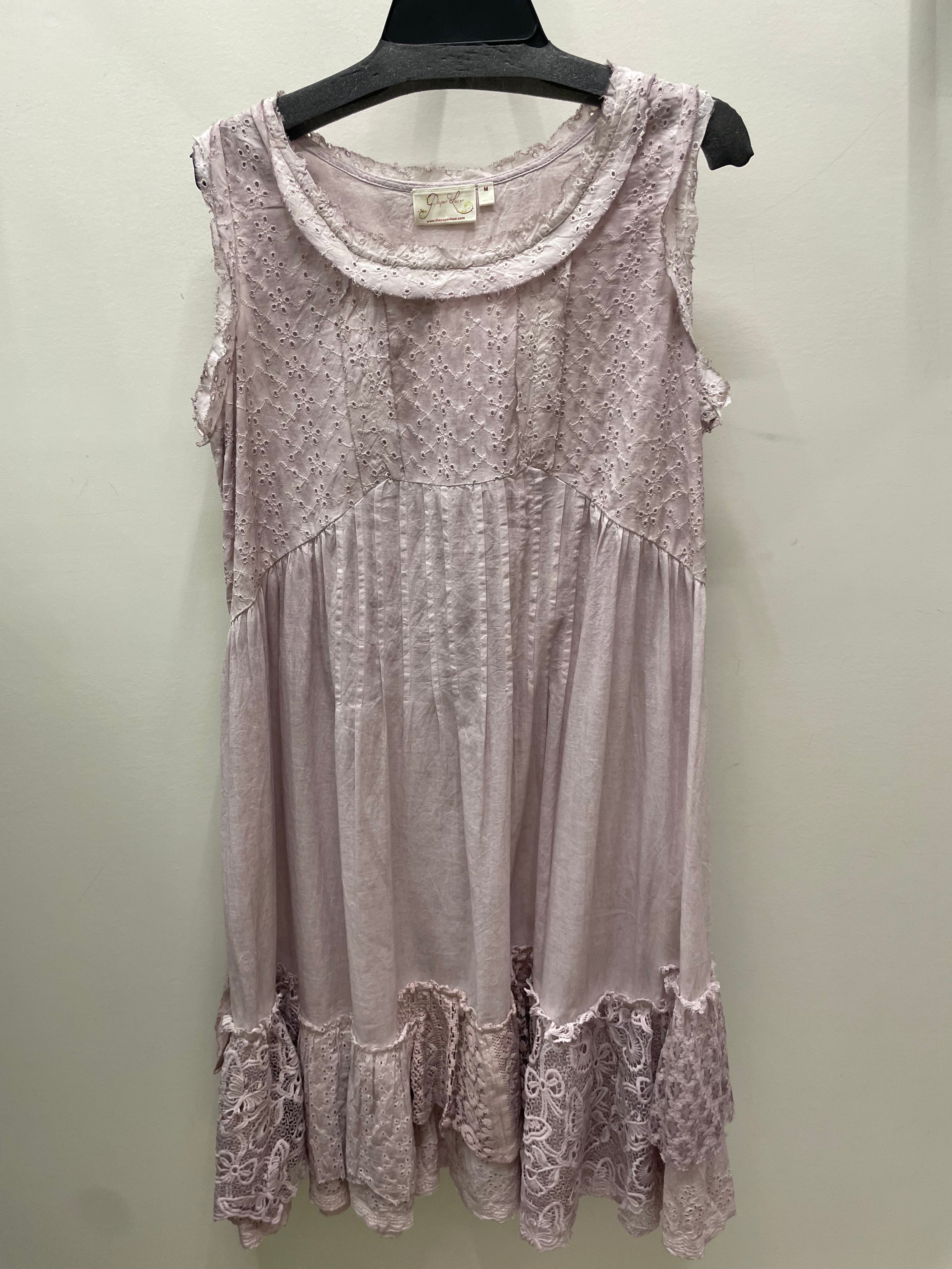 Vintage Lace Accent Dress by Paper Lace