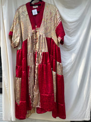 Rasgulla Sari Twilight Maxi Dress #20 by Kantha Bae