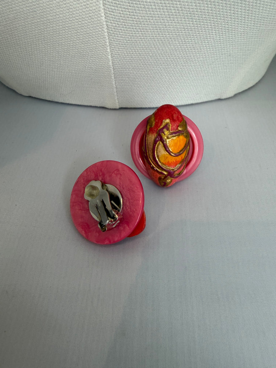 Mystic Acrylic Earrings by The Vintage Jewel
