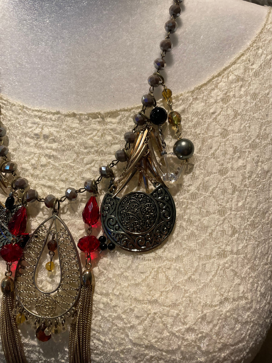 Boho Tassel Necklace by Gina Robin Boutique