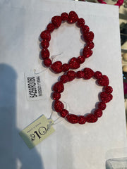 Crystal Rhinestone Heart Bracelet