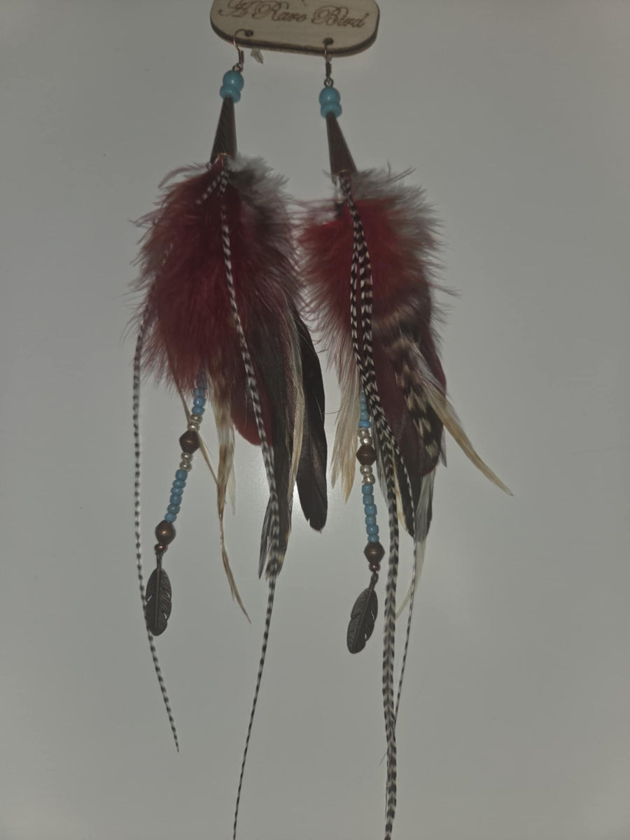 Indian Feather Earrings