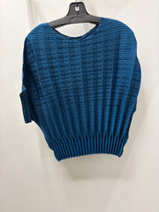 Pleated Short Sleeve Dual Fold Top by EllyNDale