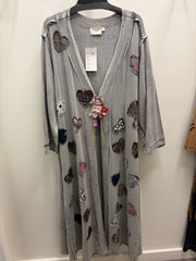 Patchwork Heart Long Duster by Paper Lace