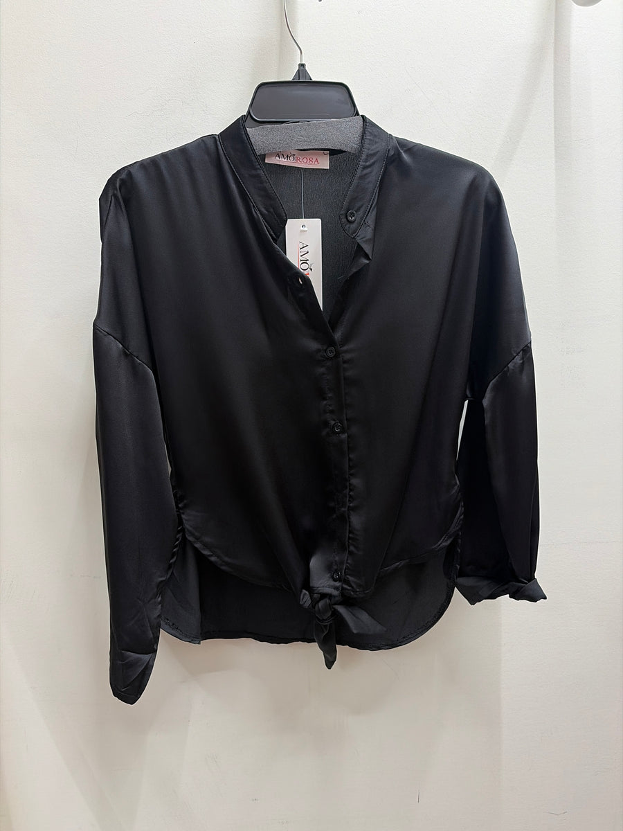 Silk Bottom Knot Top by Amorosa