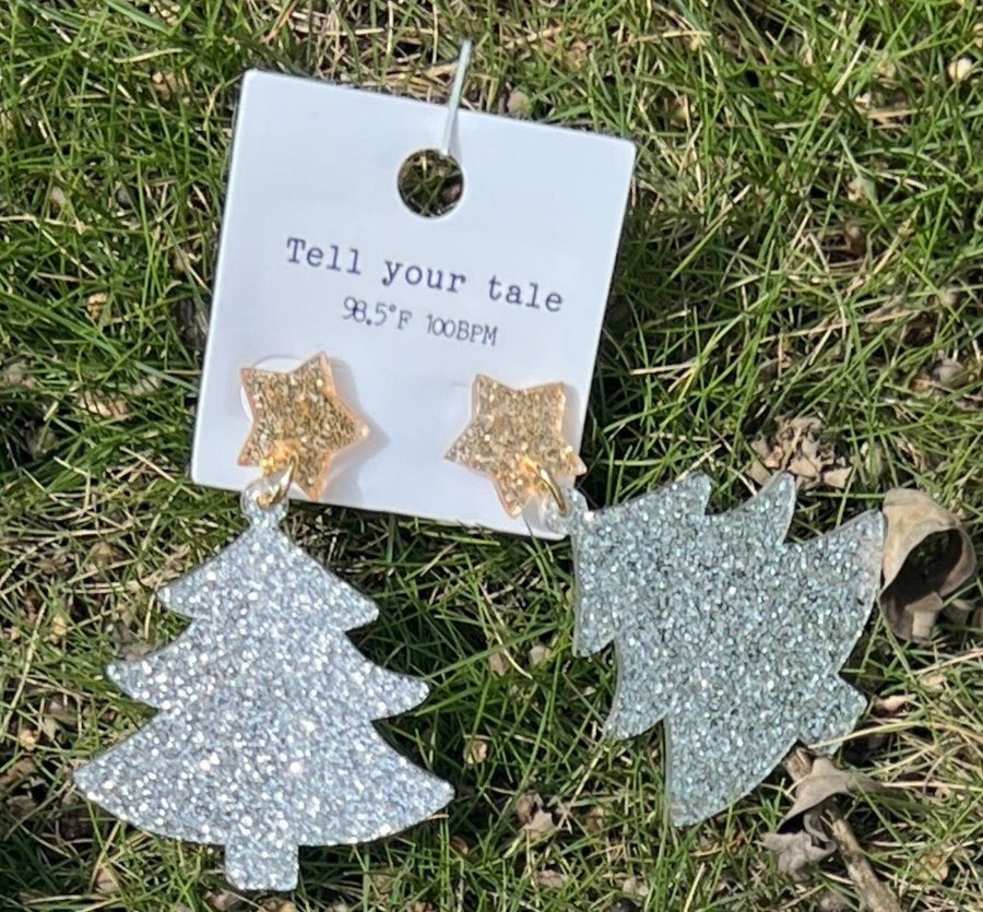 Christmas Tree Earrings - Robin Boutique-Boutique 