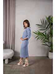 Poor Boy Rib Knit Cropped Cardigan