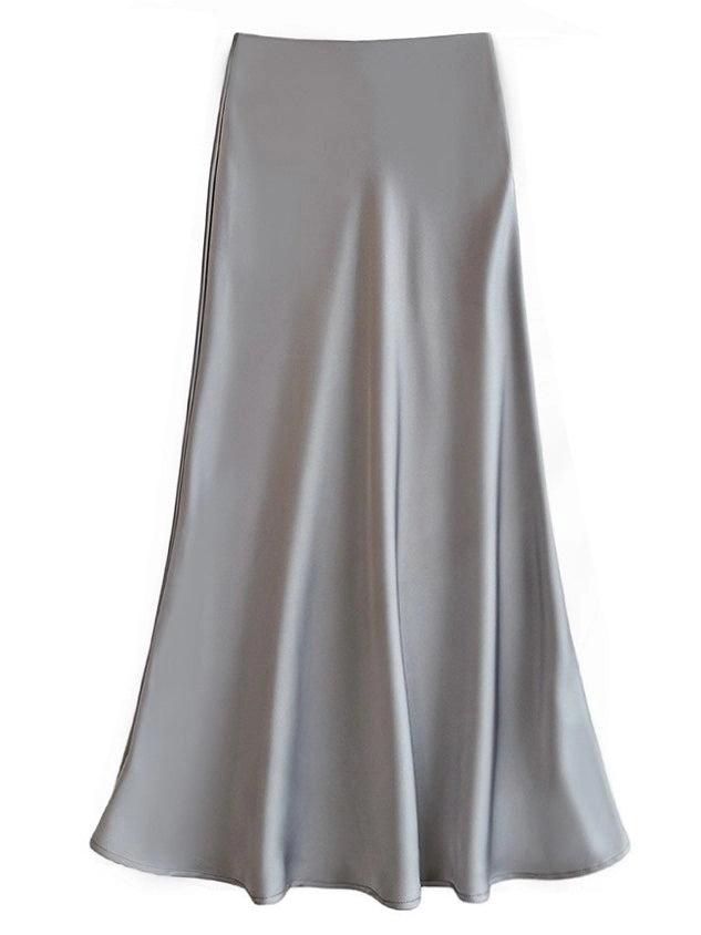 Sateen Skirt by EllyNDale