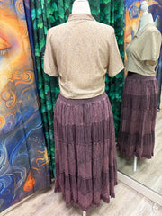 Mixed Ruffle Skirt by Young Threads
