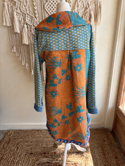 Fine Kantha Drifter Coat #111 by Kantha Bae