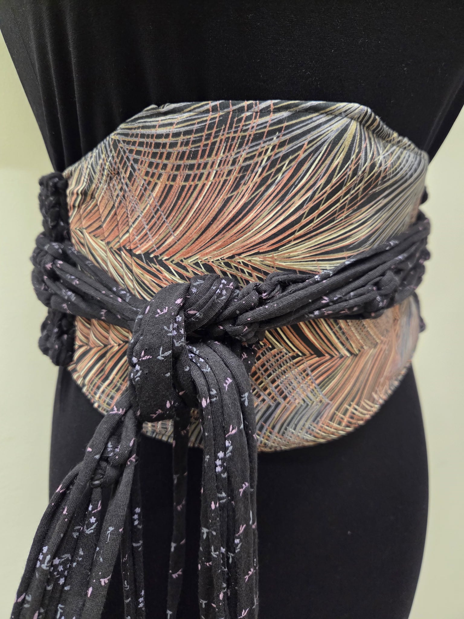 Handmade Robin Obi belt in Recycled T Shirt Yarn Robin Boutique